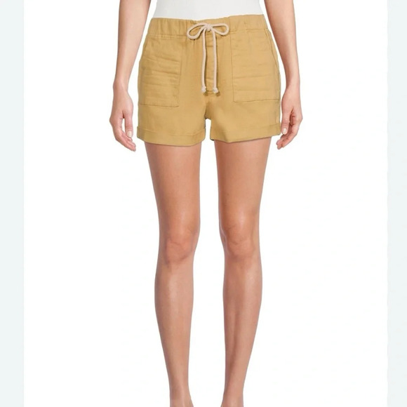🔹5/$25🔹 No Boundaries Juniors Beige Khaki Pull On Roll Cuff Shorts. XS (1) - Picture 1 of 10